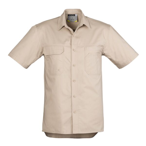 Mens Light Weight Tradie Short Sleeve Shirt Thumbnail